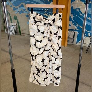 H&M Linen Shell Skirt